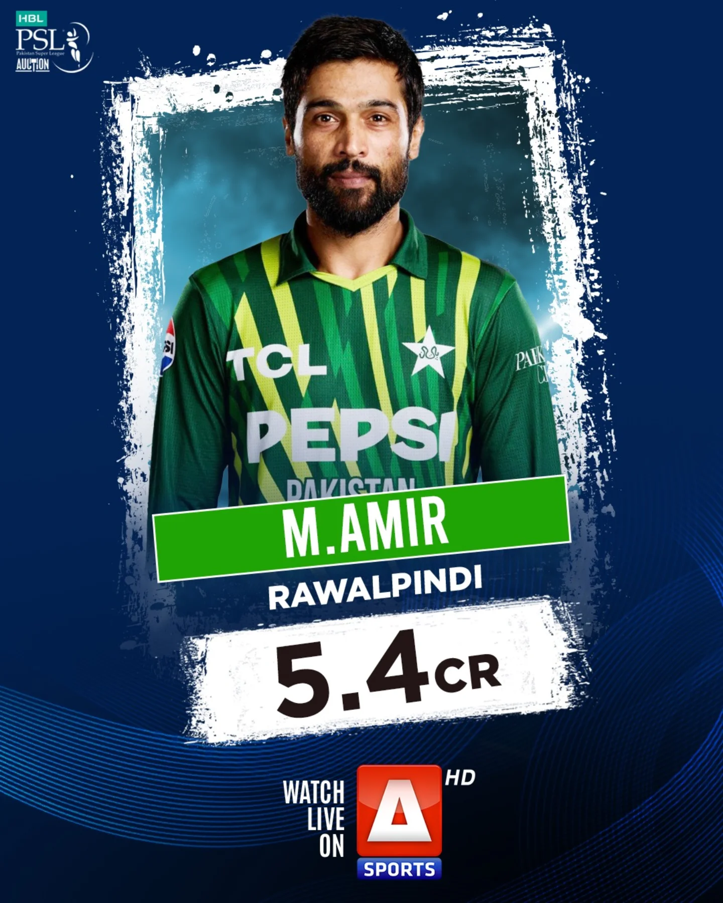 ASports - Mohammad Amir goes to Team Rawalpindi for 5.4... | Facebook