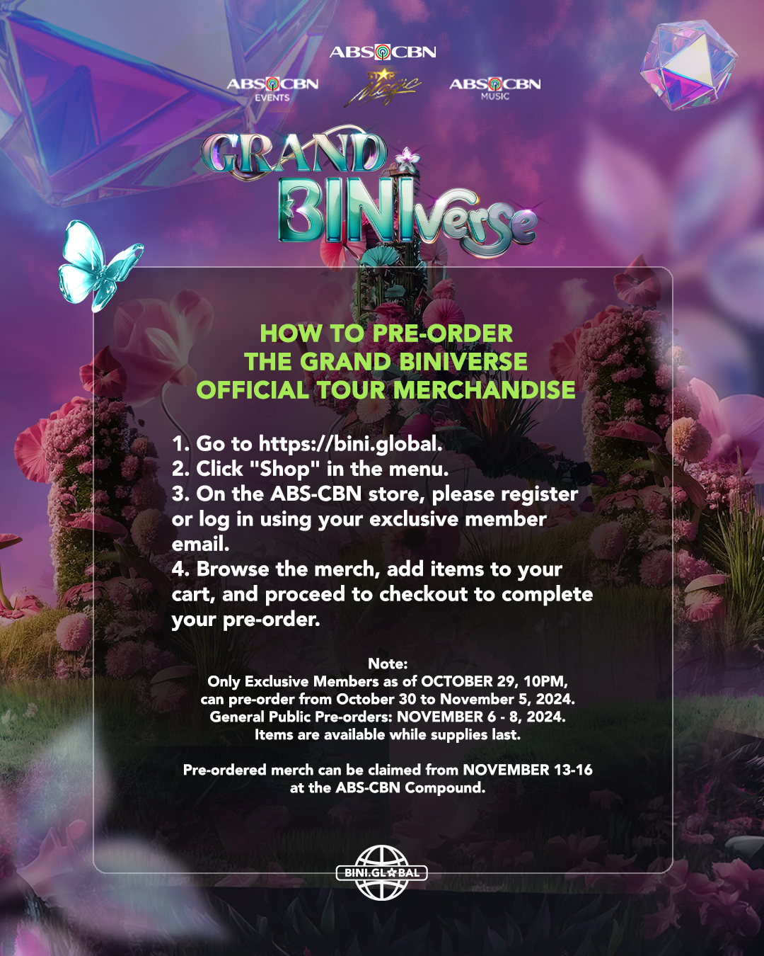 BINI_ph - #BINI: Ready to grab your Grand BINIverse Official Tour ...