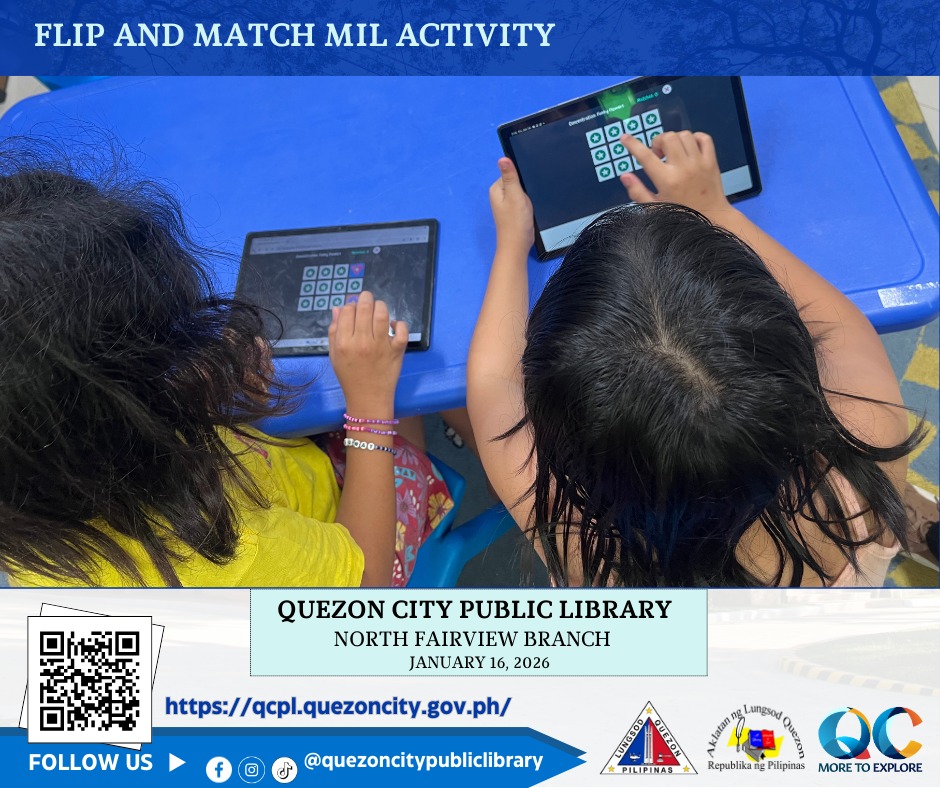 Quezon - Flip and Match: MIL Activity On January 16, 2026, the Quezon ...