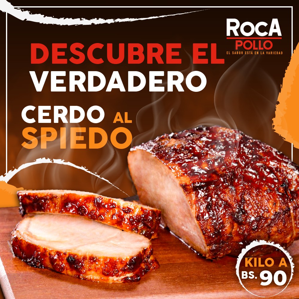Roca Pollo - No te quedes con el antojo, y pide el tuyo 😁🐷 Cerdo al ...