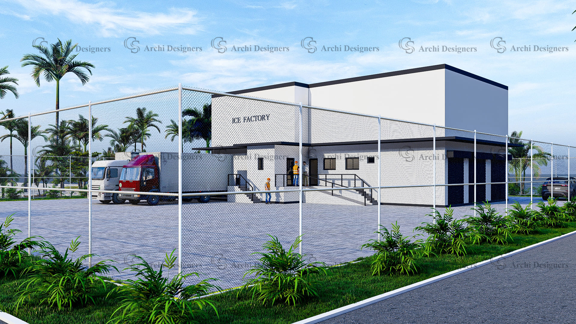 Project : Block Ice Plant Location :... - CS Archi Designers