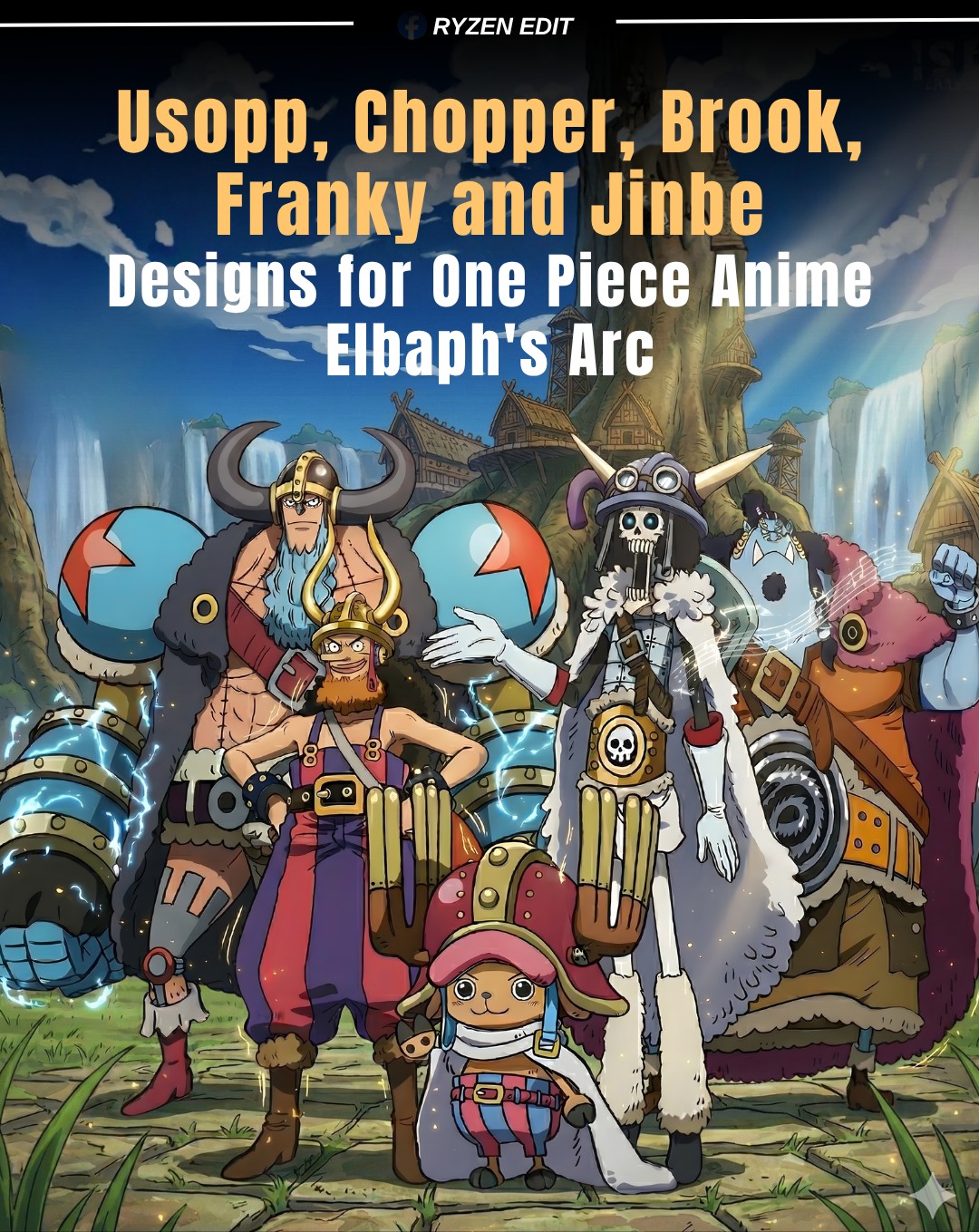 One Piece Elbaf Arc Giant Bash figures
