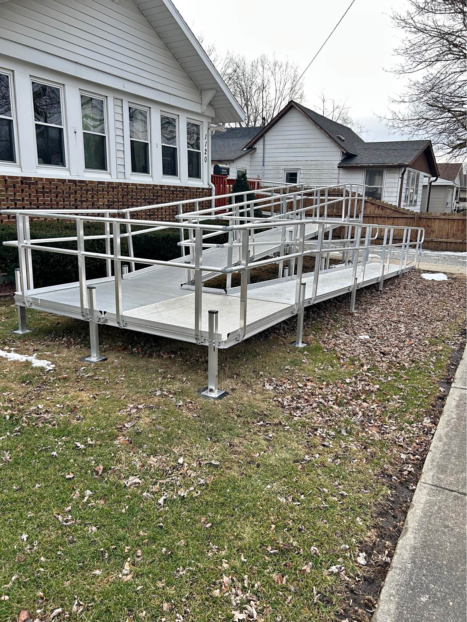 Aluminum wheel chair ramp. Approximately 48ft - Access Ramps - Mattoon ...