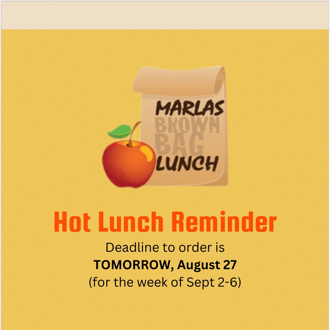 Campanelli PTA - 🍕🥗🍔🌭🥞 The weekly deadline for Hot Lunch... | Facebook