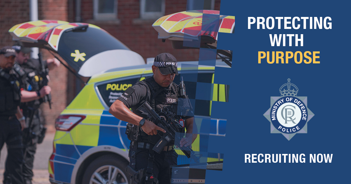 📣We are RECRUITING NOW for... - Ministry of Defence Police | Facebook