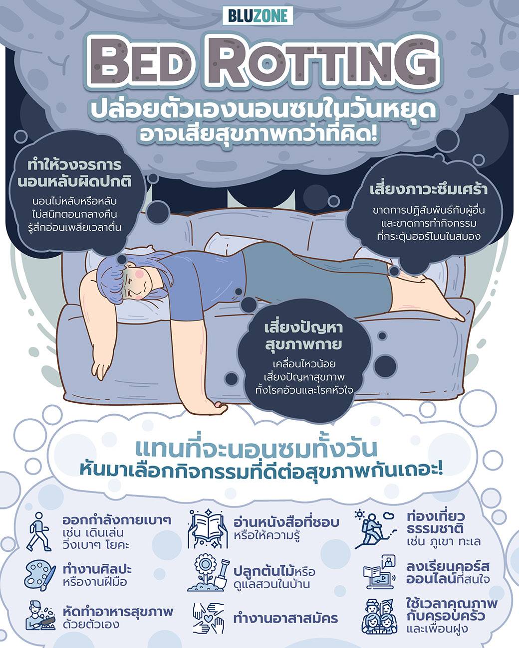 Bluzone - 😴 เมื่อถึงวันหยุด... | Facebook