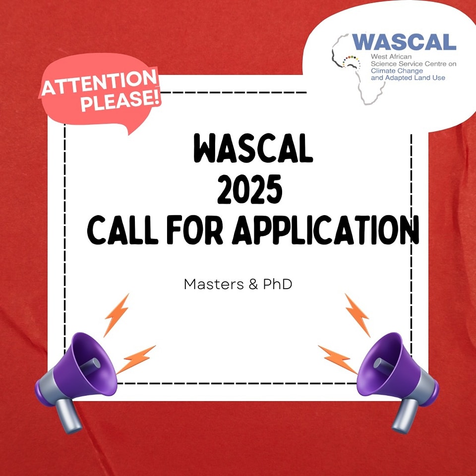 Opportunités WASCAL 💫 Vous êtes... - WASCAL/CEA-CCBAD