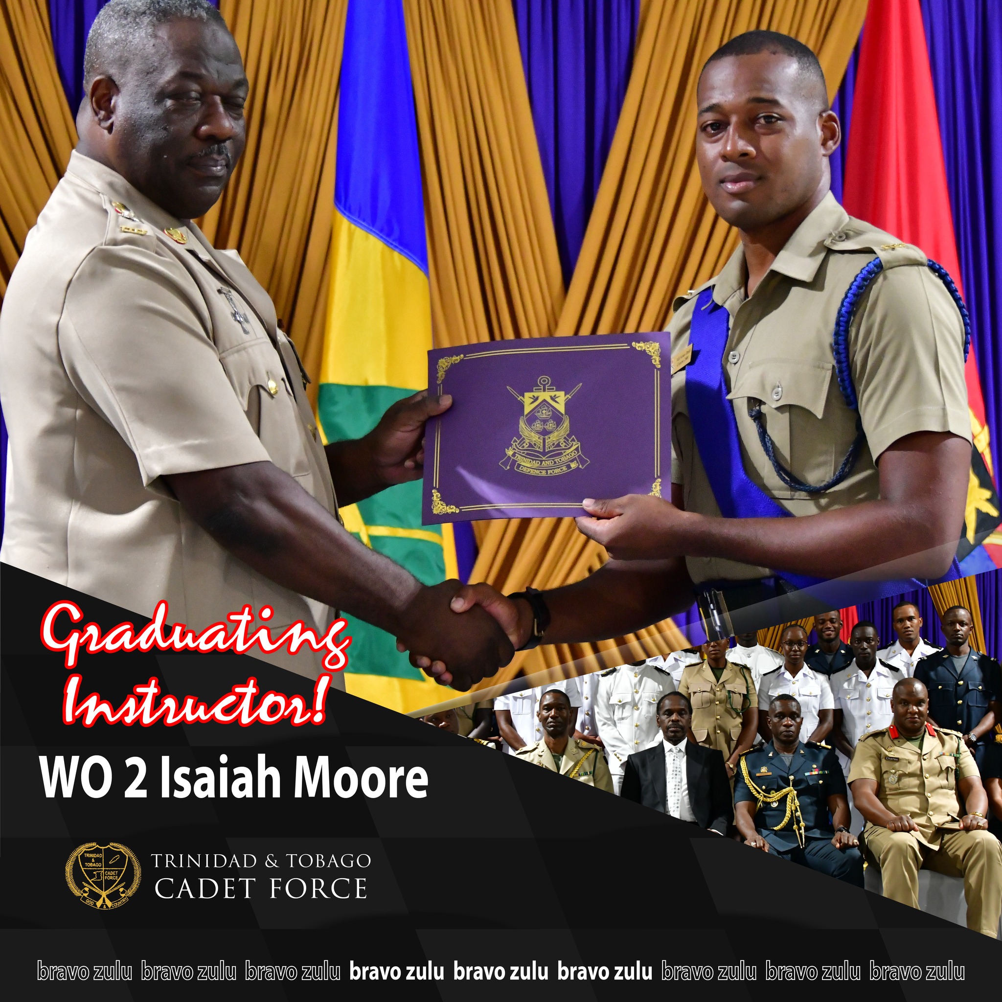 Trinidad - Congratulations to Warrant Officer Class 2 Isaiah Moore of ...