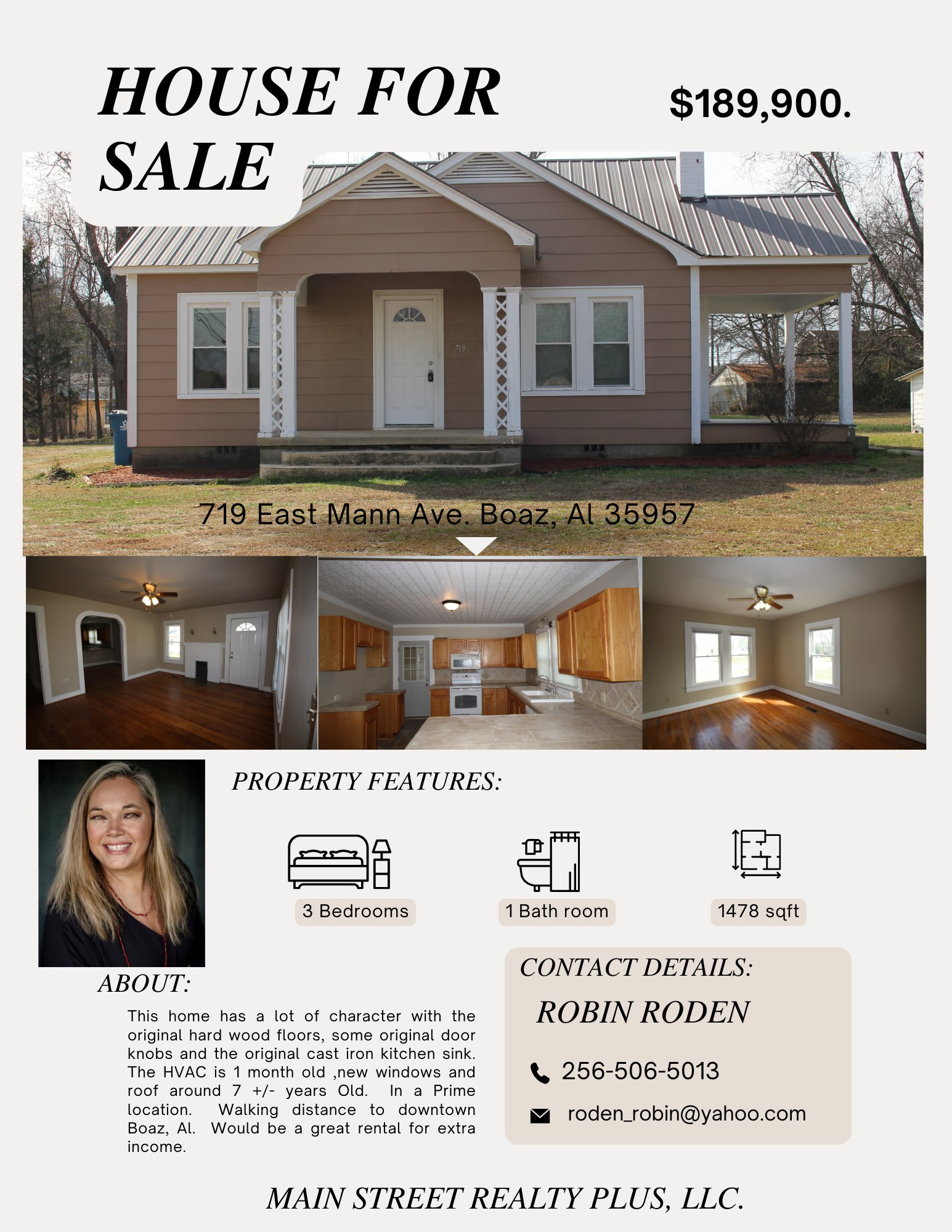Robin Roden Main Street Realty Plus, LLC. | Guntersville AL
