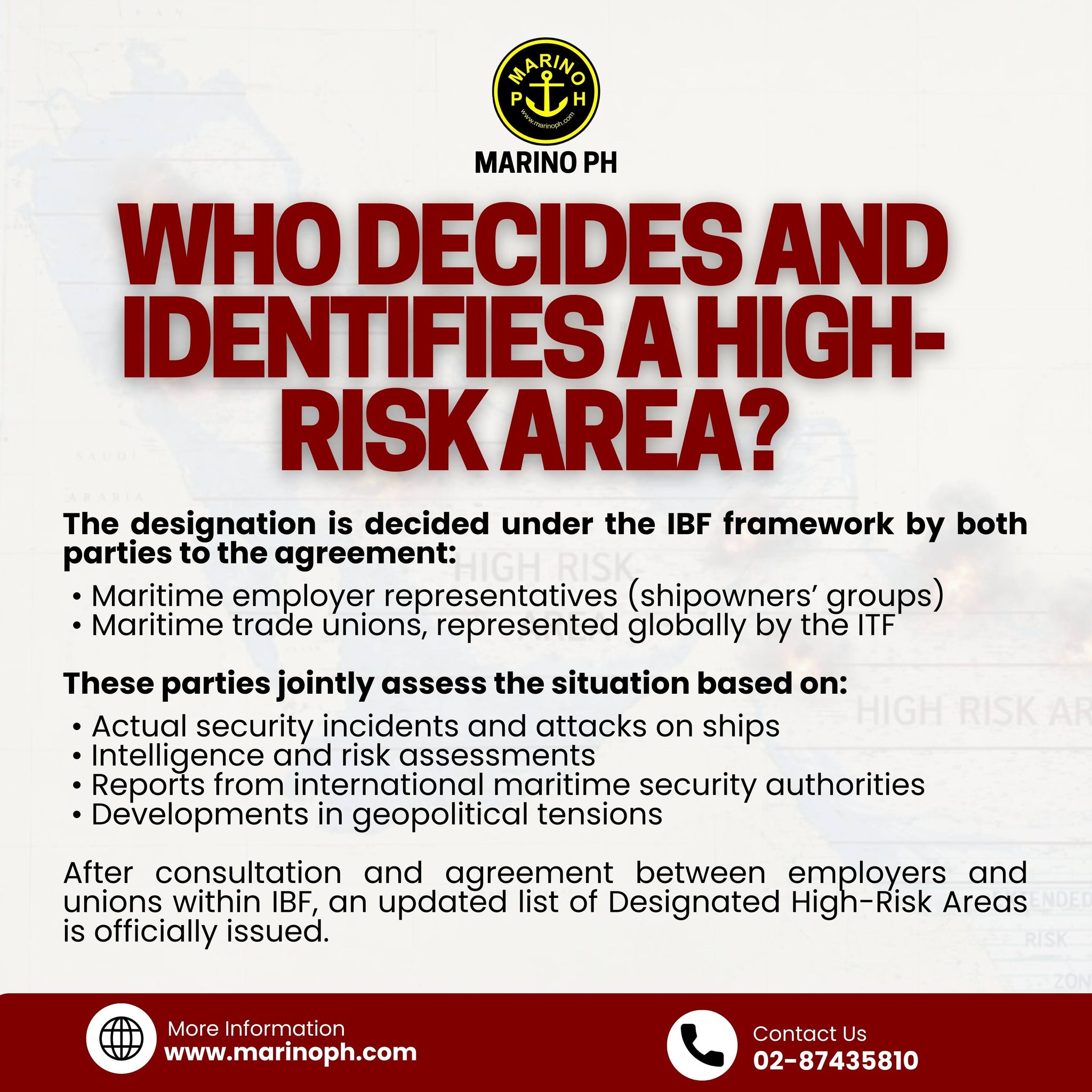 Marino Ph - IBF–ITF High-Risk Area Designation: Who... | Facebook
