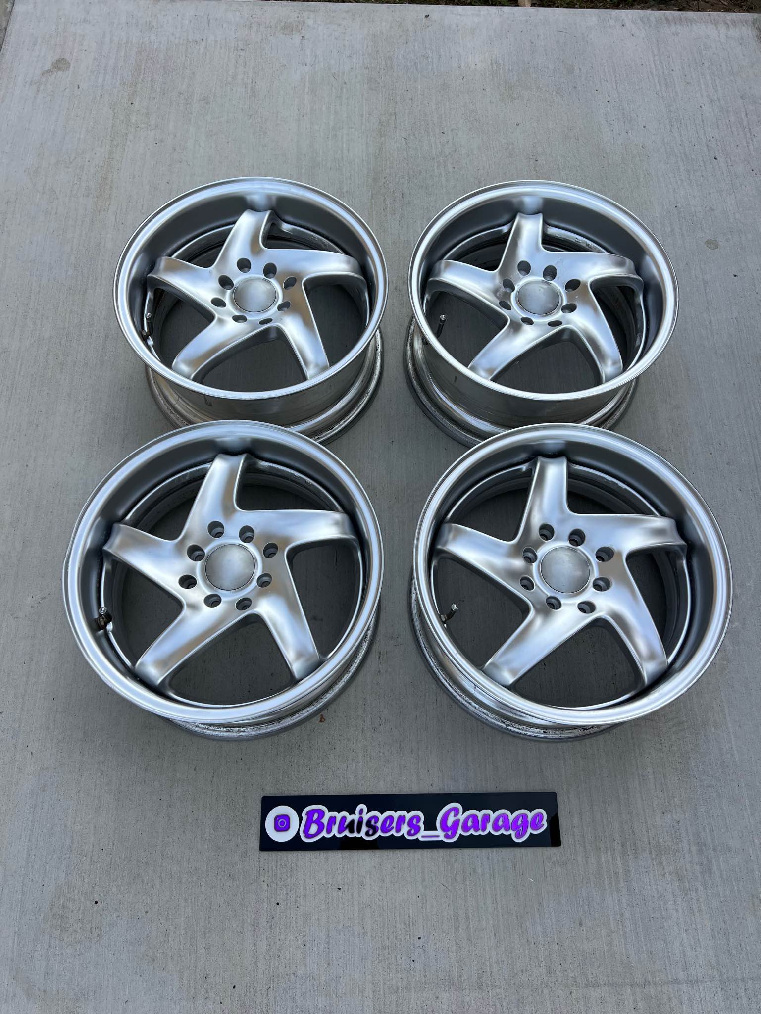 Carving RC Starks 15x6.5 +32 4x100/4x114 RARE JDM wheels | Used 