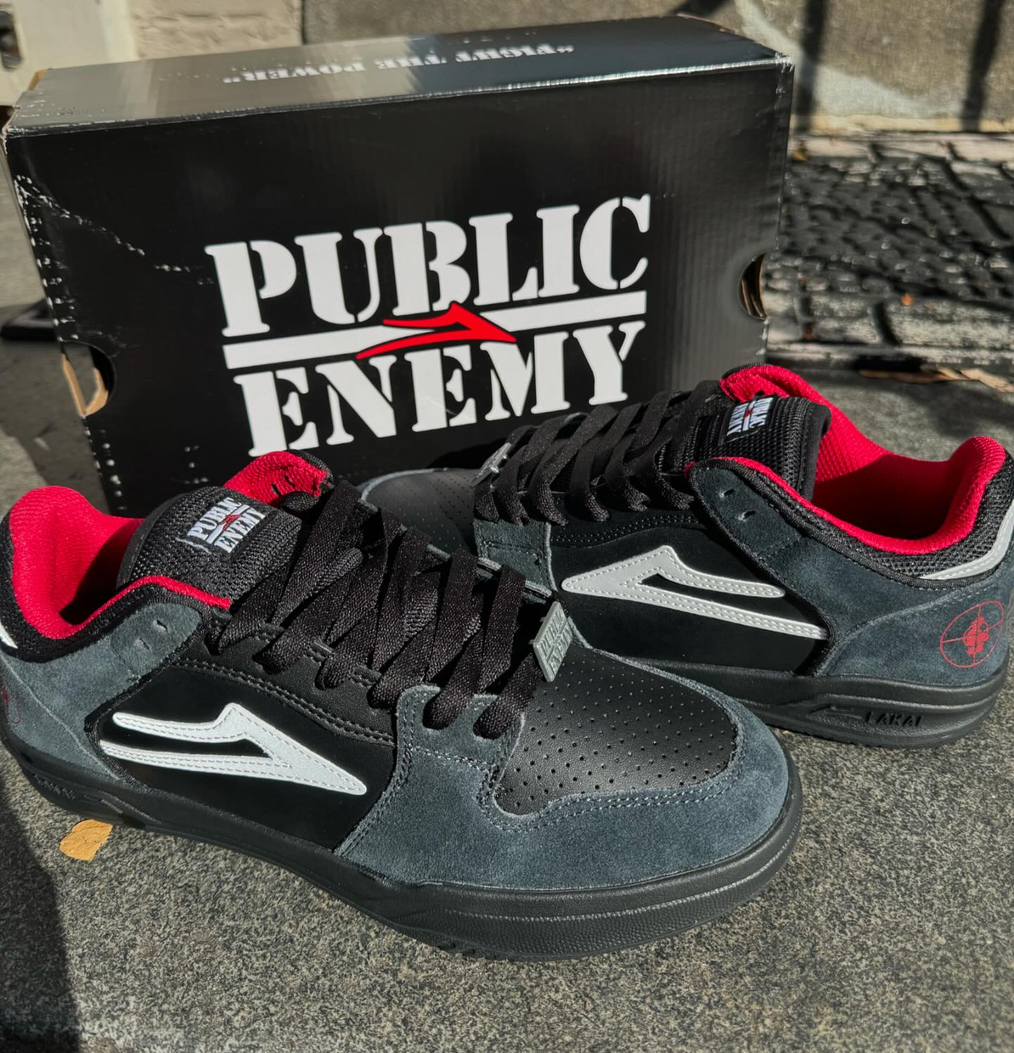 Lakai and Public Enemy limited edition Telford Low shoes