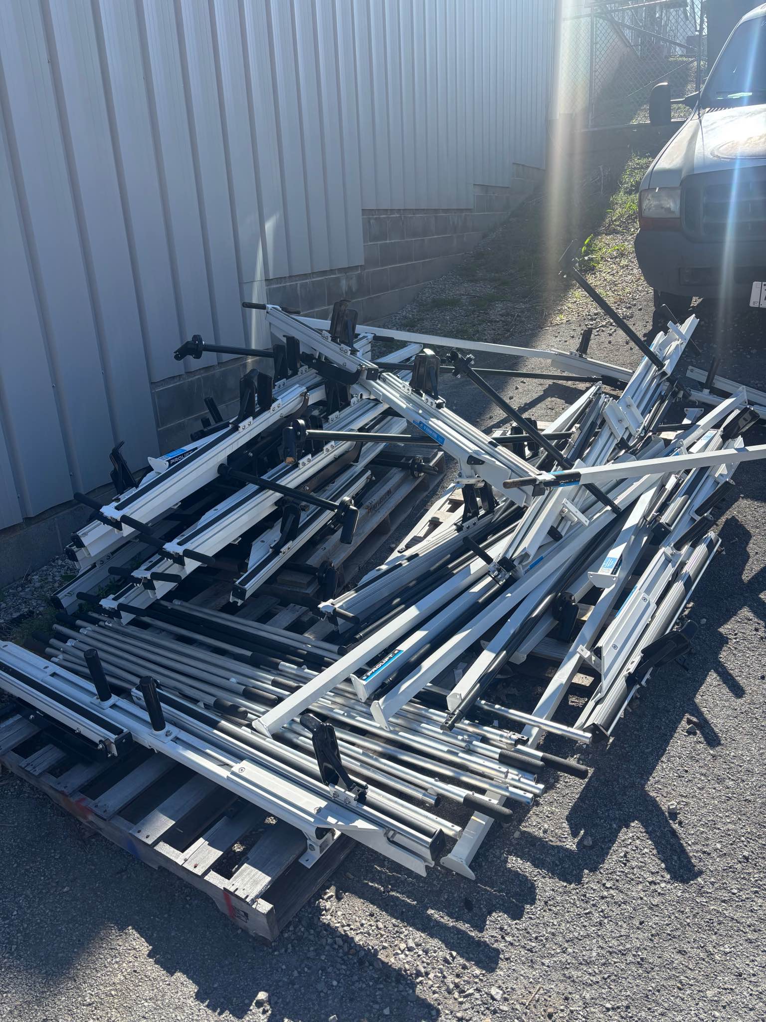 Adrian Steel ProLift Drop-Down Ladder Racks – Professional Grade - Car ...
