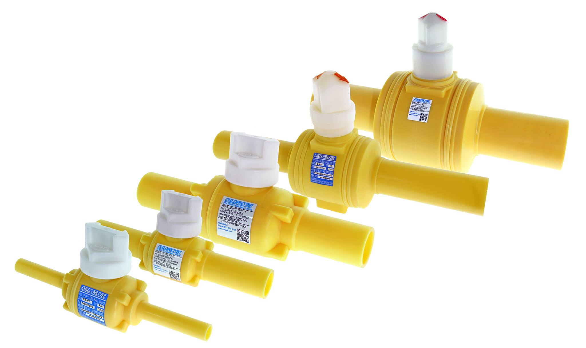 Hdpe Supply - #MDPE PE2406 Poly Ball Valves Full Port....