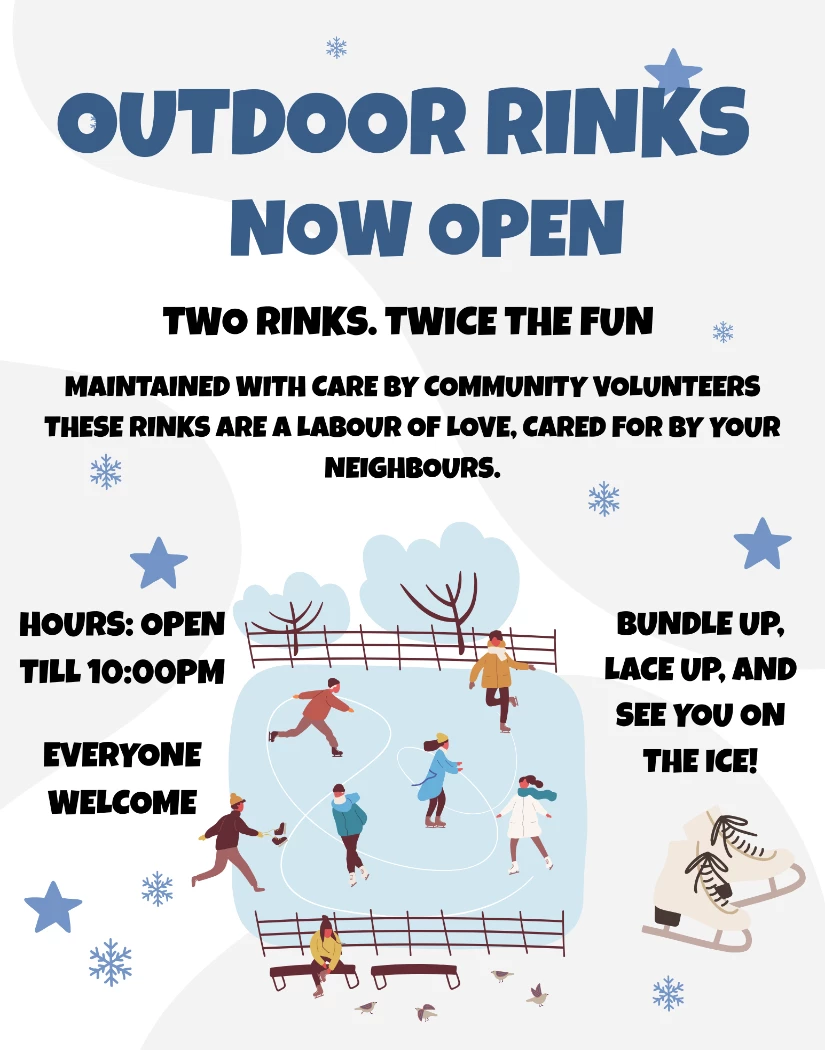 Oakridge - ️ Our Outdoor Rinks Are Open! ⛸️ Winter is here, and so is ...