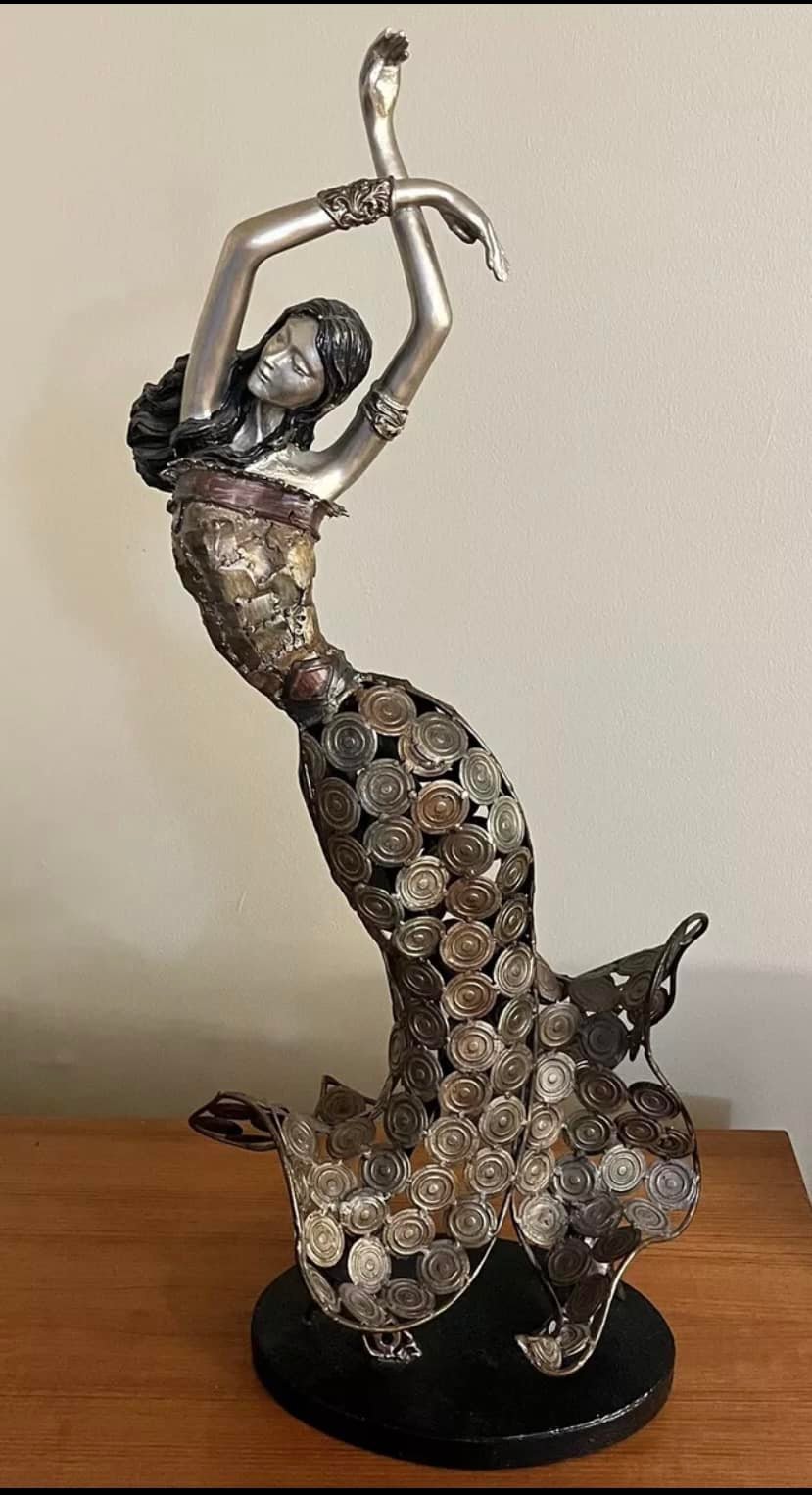 32” ARTMAX Academy SAMBA Vinyage woman dancer Sculpture Resin  display picture 1