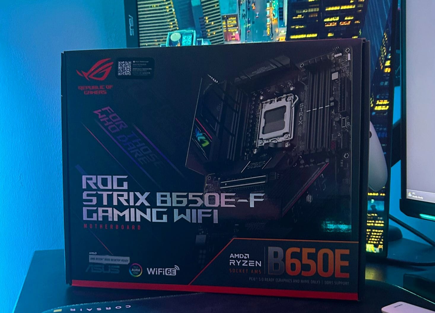 Ryzen 7 9800x3d pc build with b650m-a prime motherboard