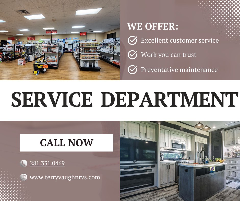 Our service department delivers work... - Terry Vaughn RVs