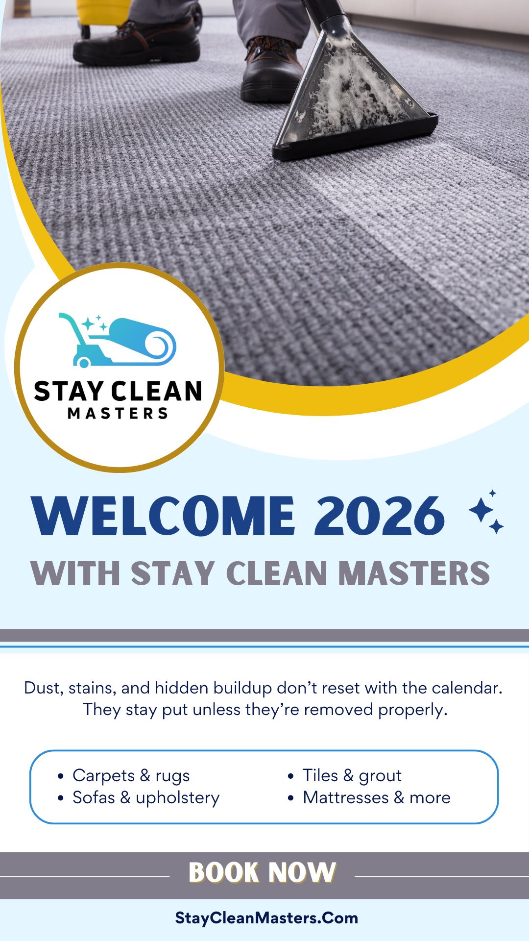 Stay - #817D8AWelcome 2026 with a space that’s actually clean — not ...