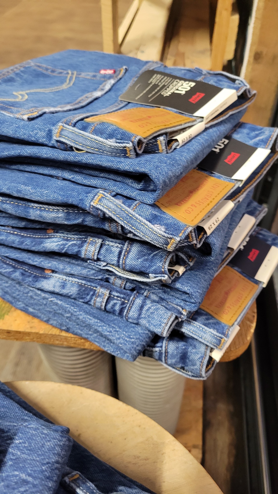 Jean Cargo Corail Femme Taille 42 - Coupe Droite, Neuf Sans étiquettes