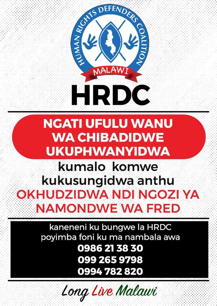 Human Rights Defenders Coalition - Malawi | Lilongwe