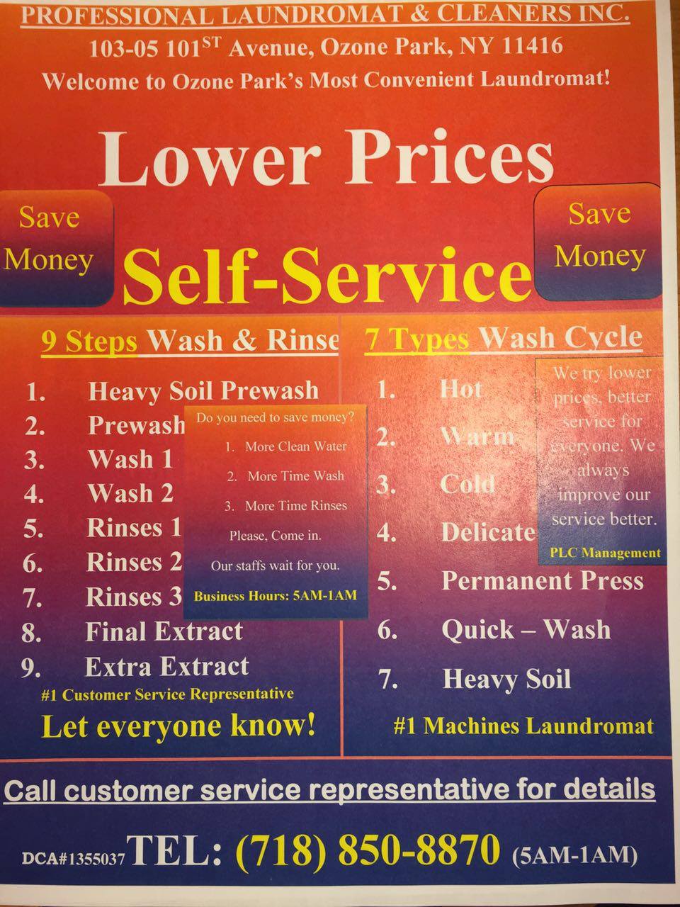 Professional Laundromat & Cleaners New York NY