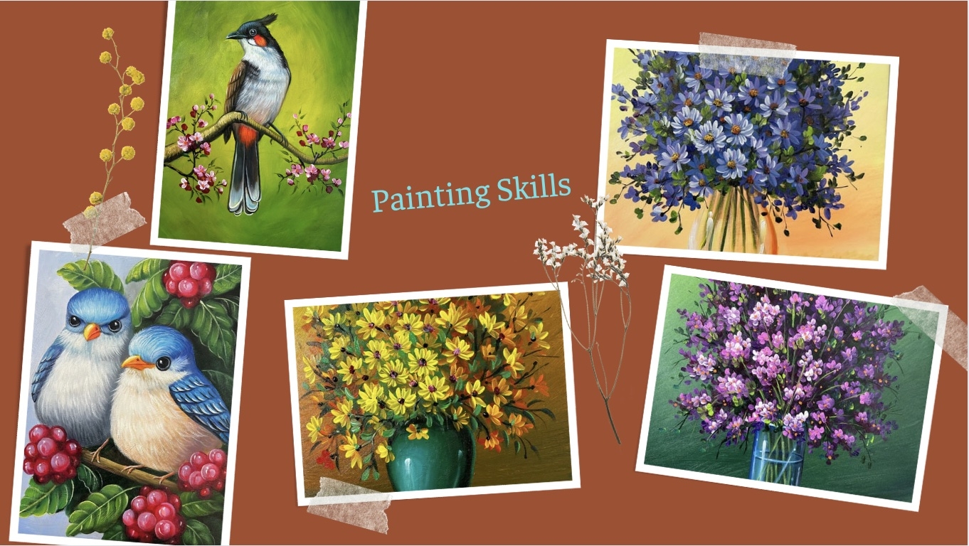 Easy Canvas Painting Anyone Can Try #painting | HO Art