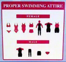 ACE - Gentle reminder on swimming attire at Ace Water Spa. Swimming ...