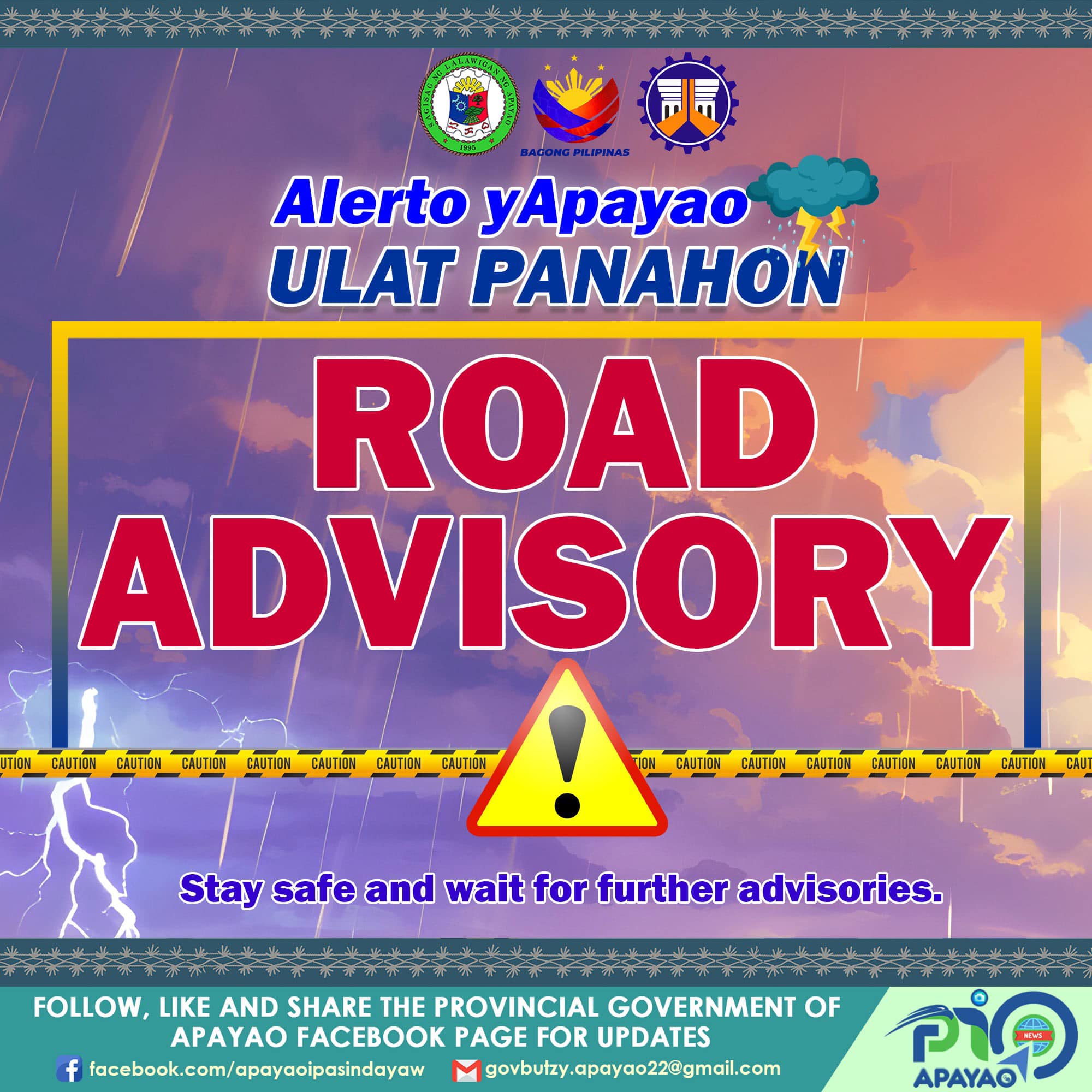 Provincial - DPWH-AFDEO Situational Report As of 11:55 AM of October 3 ...