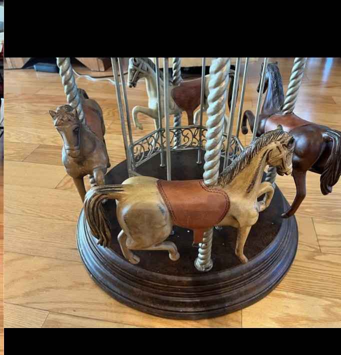 Horse END TABLE carousel - End & Side Tables - Lecanto, Florida ...