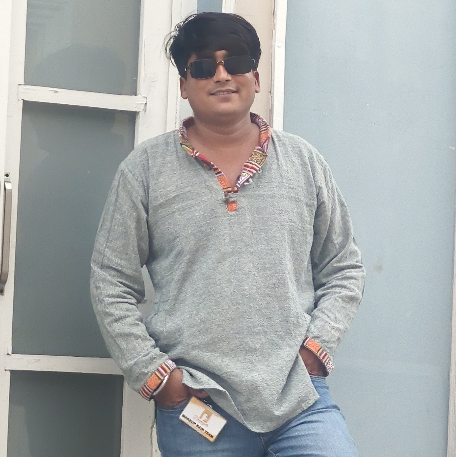 #Shooting #time #masti @makeup artist Raja Bagi Ballia Up 60 #work # ...