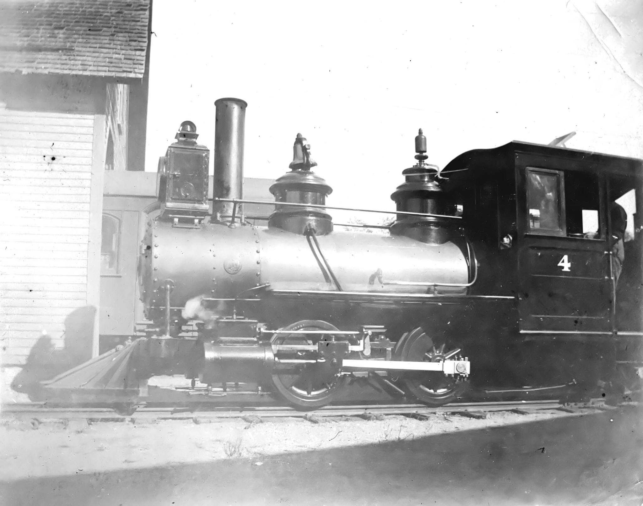 Early Sandy River & Rangeley Lakes Railroad Engines c.1909