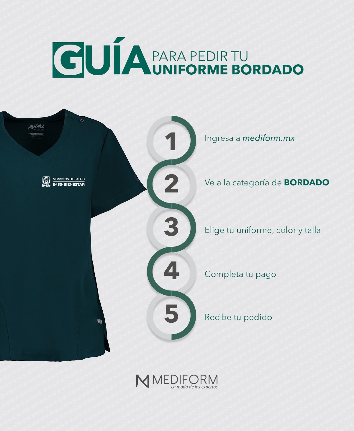 Mediform - ¡Tu bordado, a un clic de distancia! 💻🧵 Agrega el logo de ...