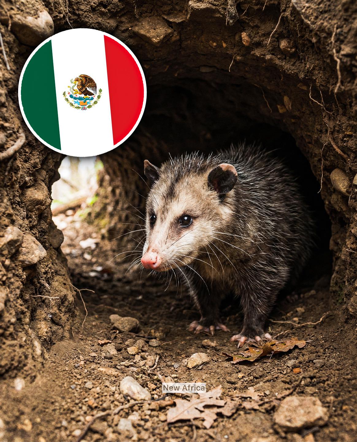 New - The Mexican Marsupial Family 🇲🇽 1. The Water Opossum (Tlacuache ...