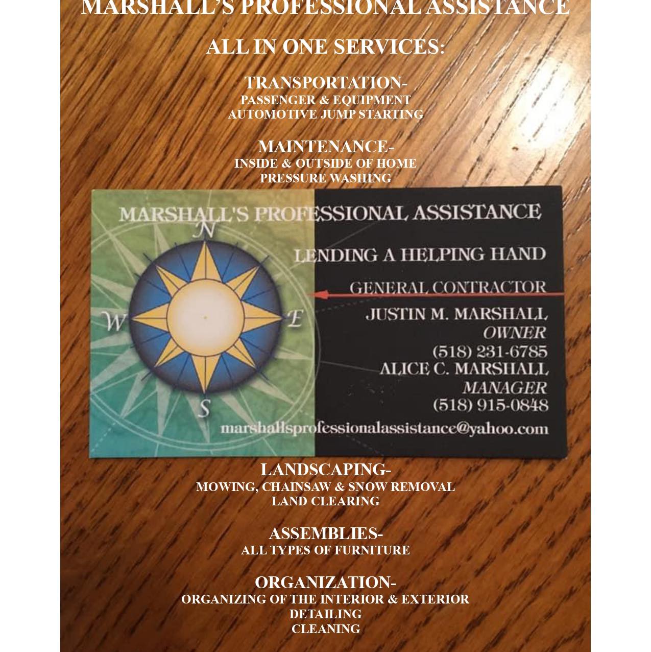 Marshall's... - Marshall's Professional Assistance