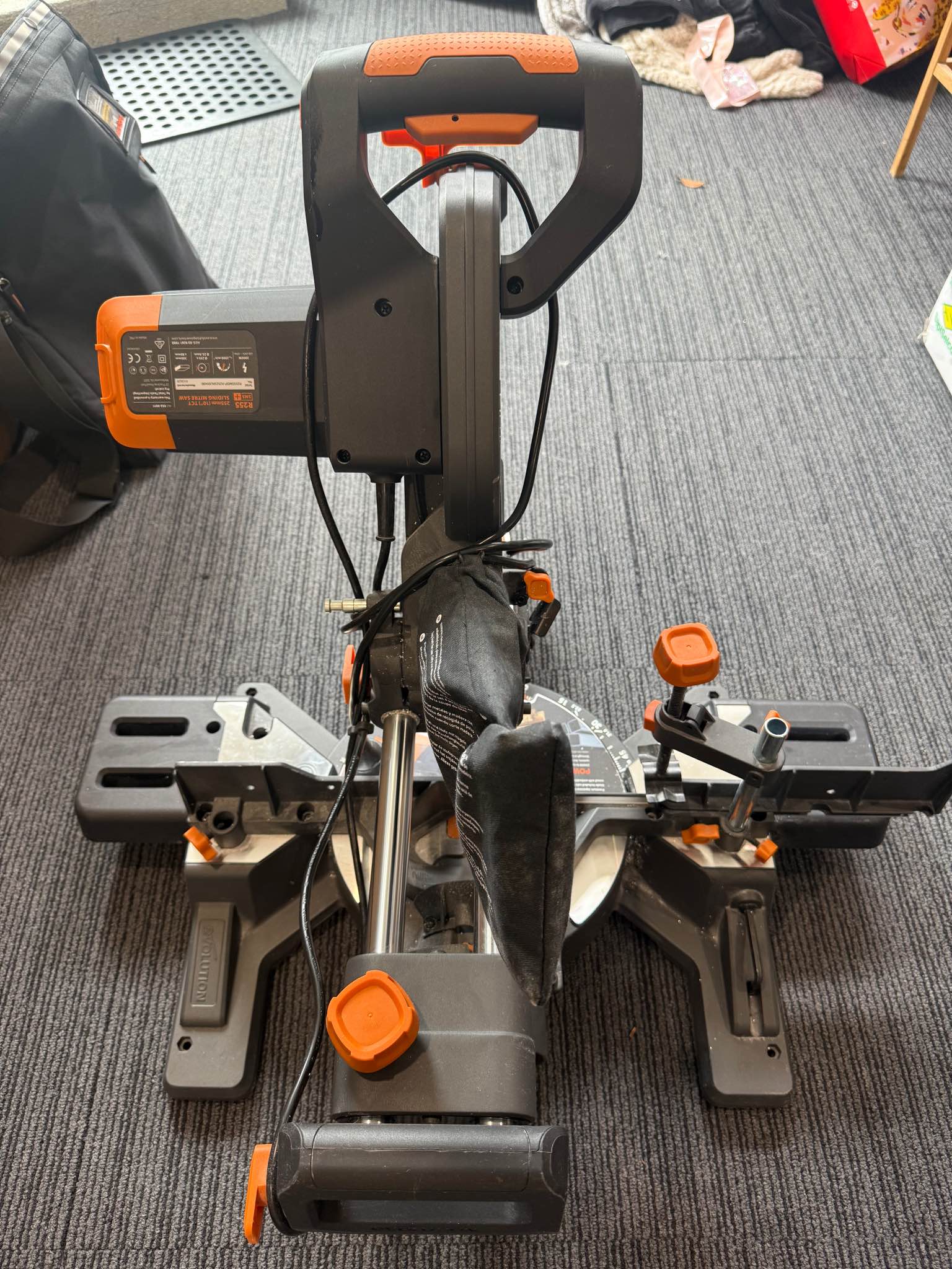 Evolution R255 SMS+ Sliding Mitre Saw – 240V - Saws & Blades - Sydney ...