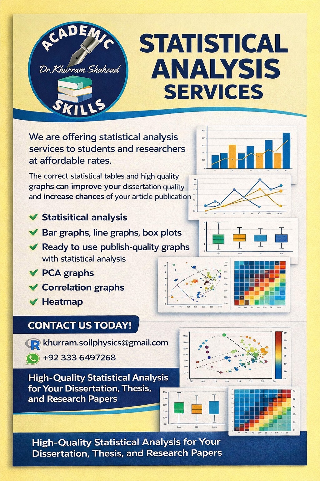 A stacked bar graph... - Academic Skills Dr. Khurram Shahzad | Facebook