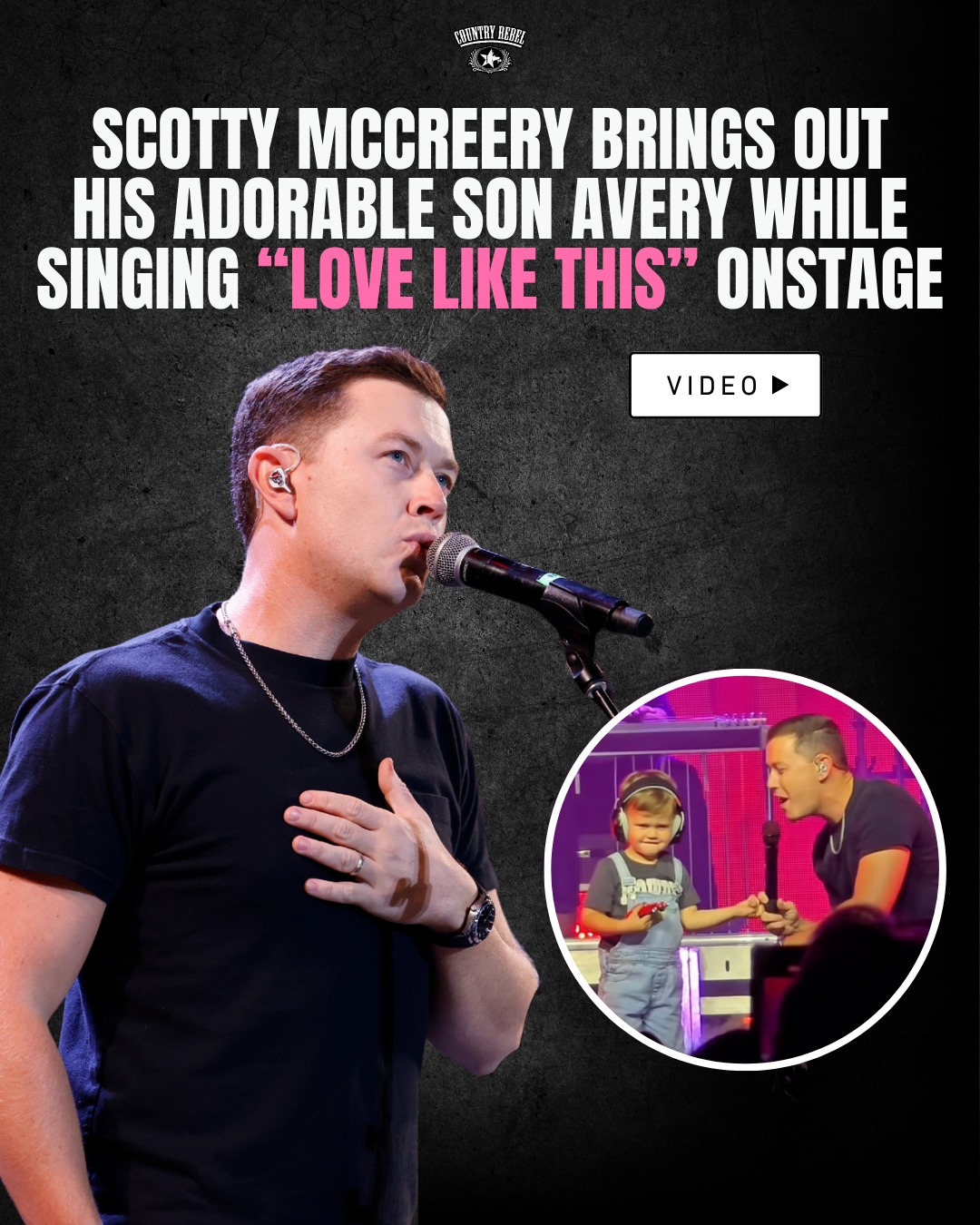 Classic - Scotty McCreery's son, Avery, stole the spotlight at one of ...
