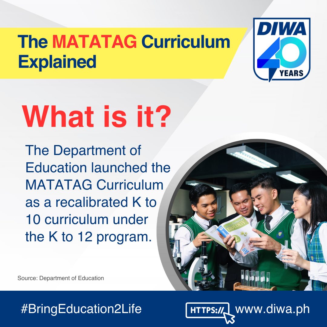 DIWA - The Department of Education launched the MATATAG... | Facebook