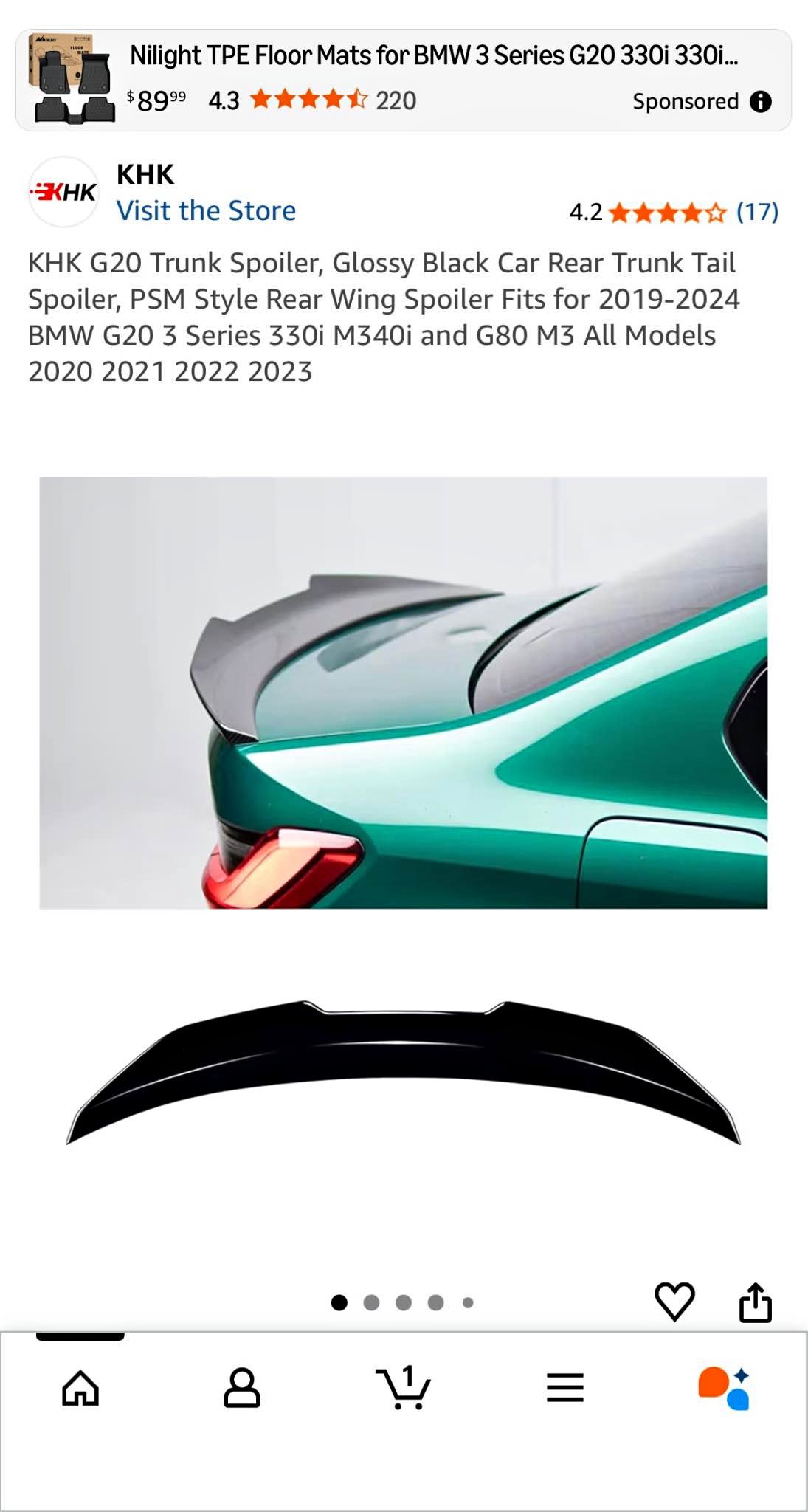 Spoiler For Audi A5 S5 Rs5 B9 2018-2025 Custom Parts Trunk Lip Rear ...