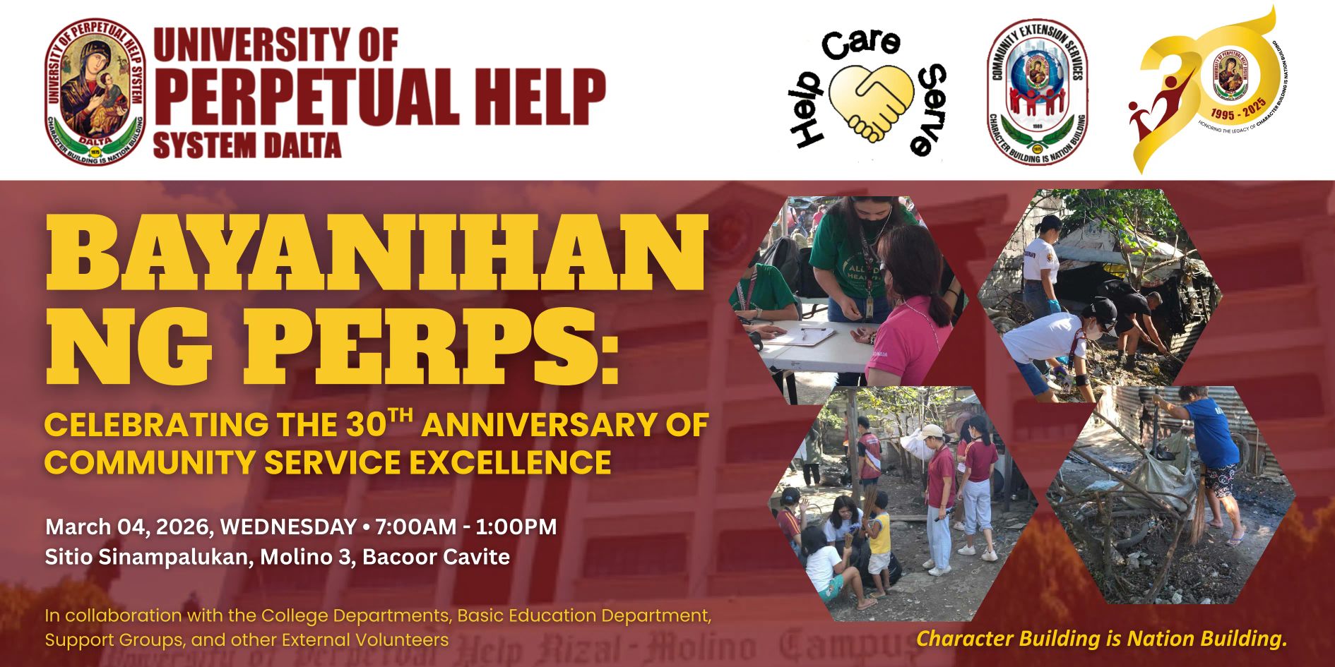 🚨 Happening... - University of Perpetual Help Molino Campus | Facebook