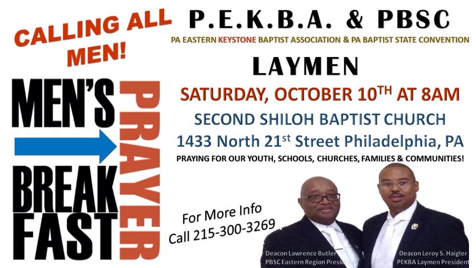 Pennsylvania Baptist Laymen's Ministry - Eastern Region