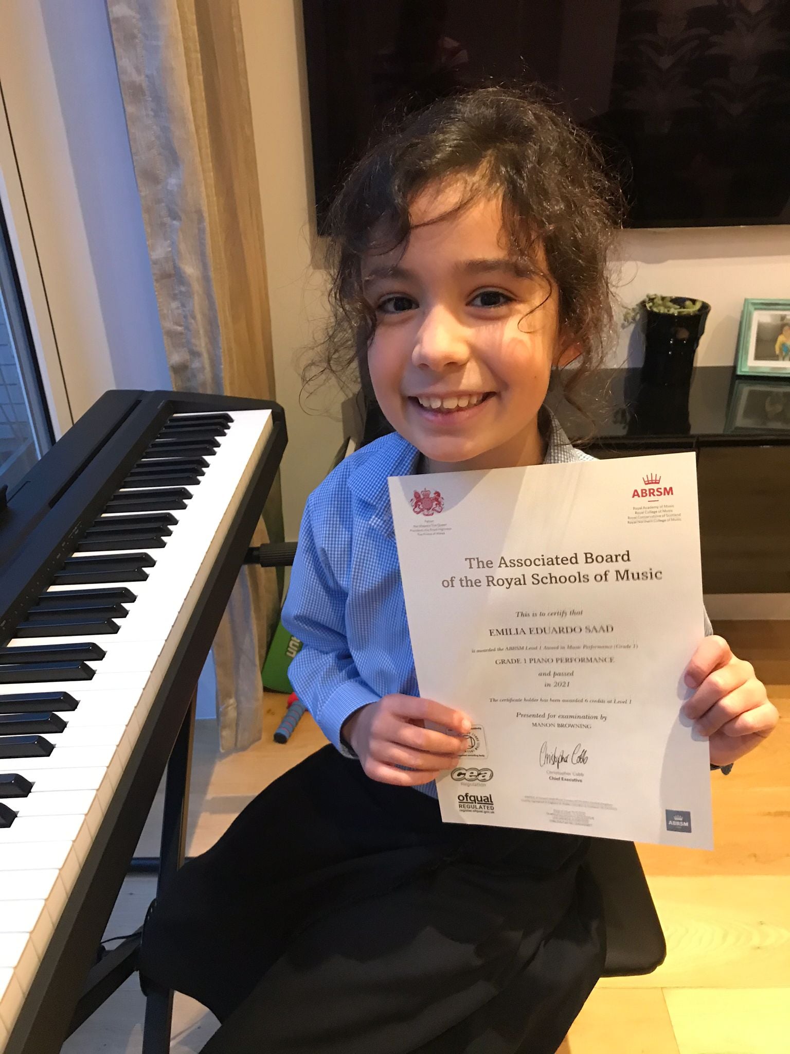 MasterKeys - A HUGE congratulations to our student Emilia who has ...