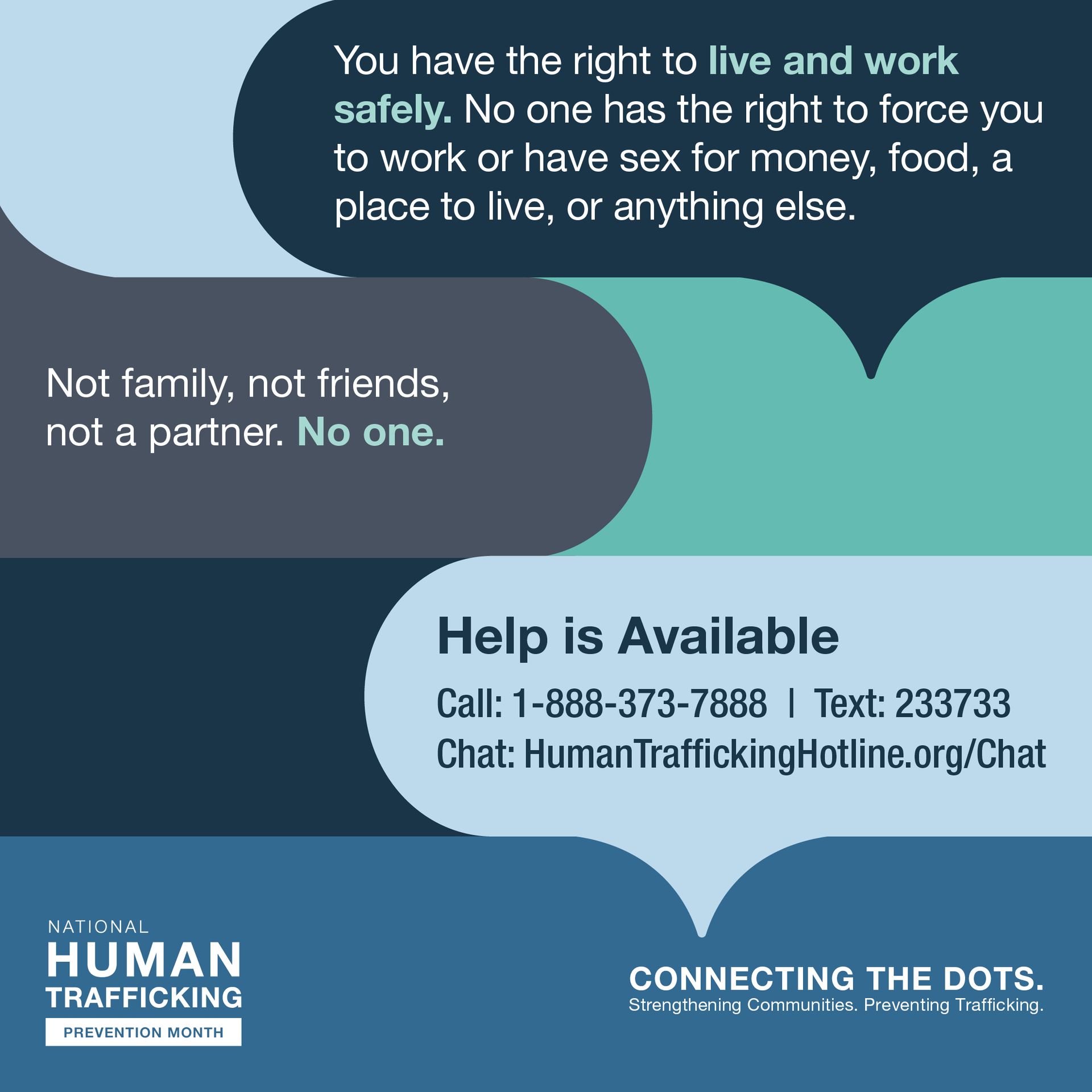 Advocates - If you or someone you know is being forced to work or 