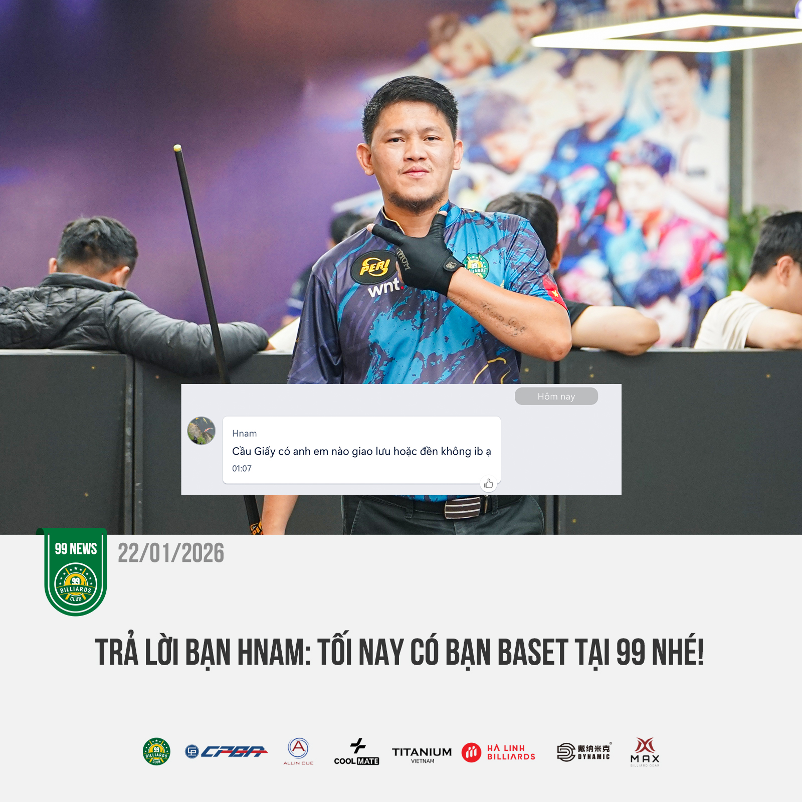 99 - 🆙 99 NEWS ngày 22/01/2026: Tối nay Baseth Mocaibat sẽ có mặt tại ...