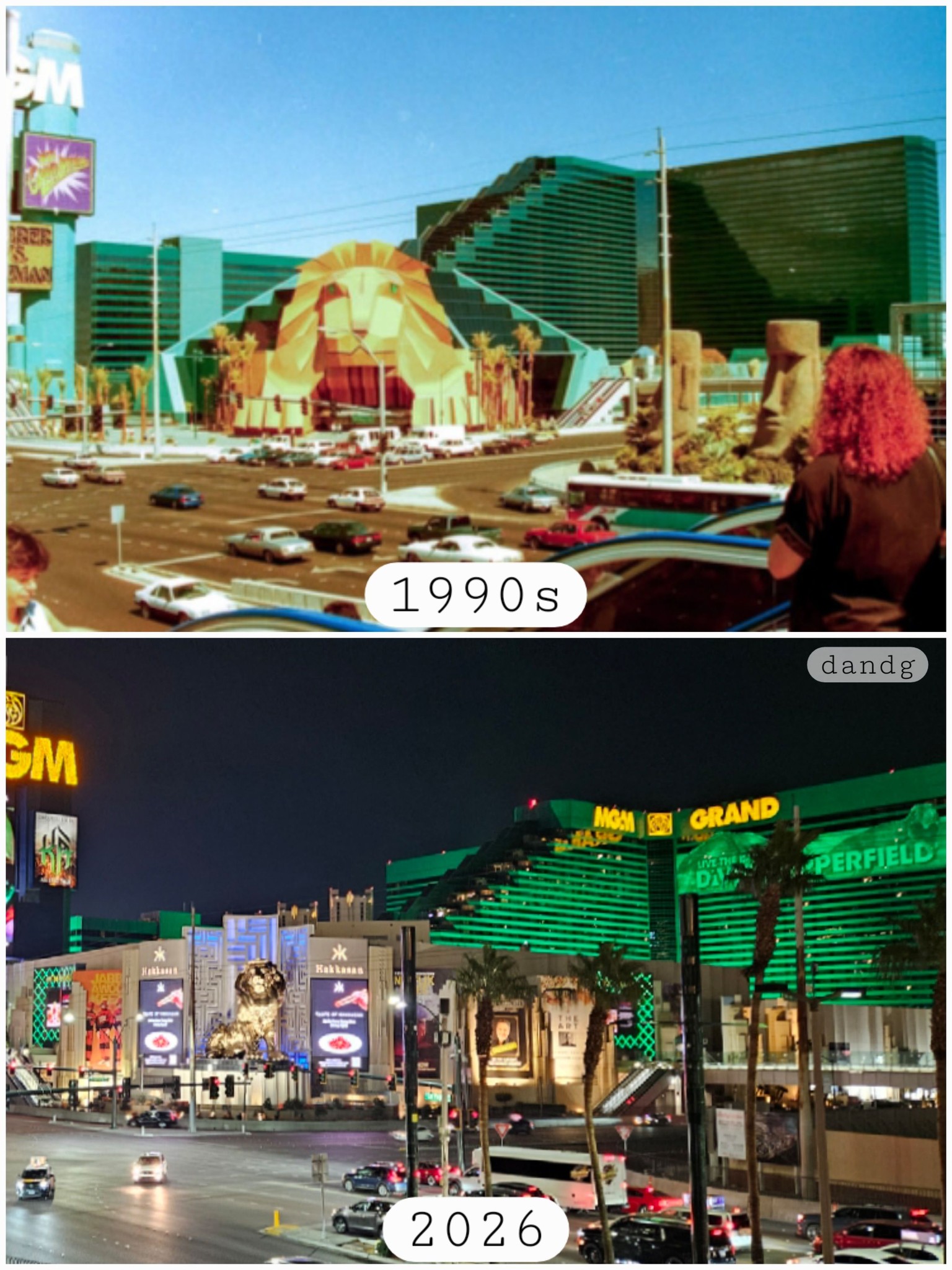 I love when the MGM Grand had the lions!