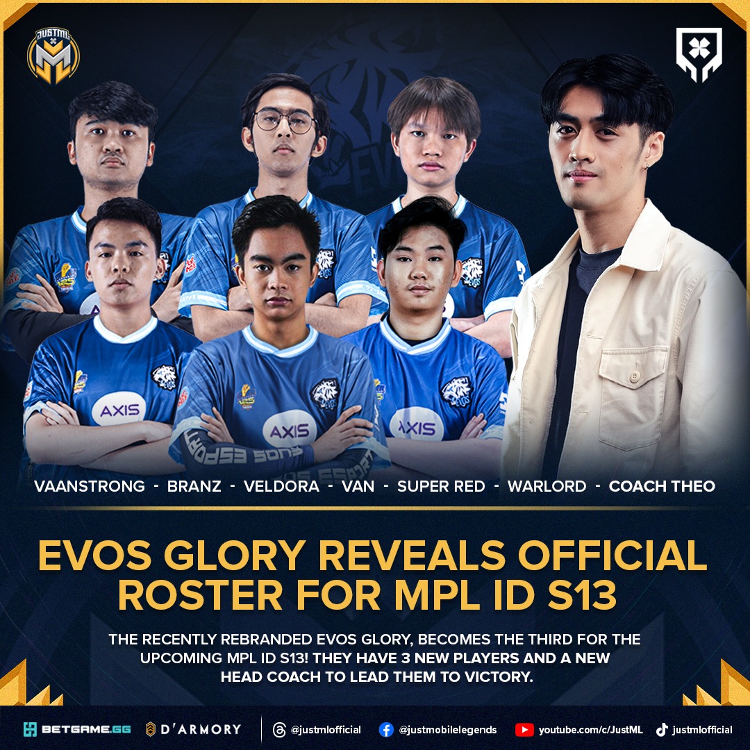 Just - Evos Glory has unveiled its new lineup and is ready to reclaim ...