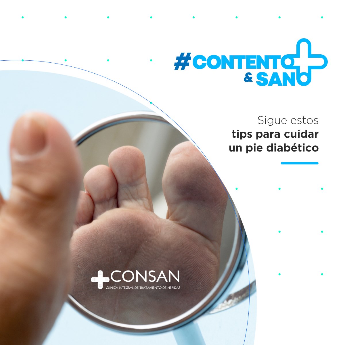 Consan - El cuidado del Pie Diabético, también se hace en... | Facebook