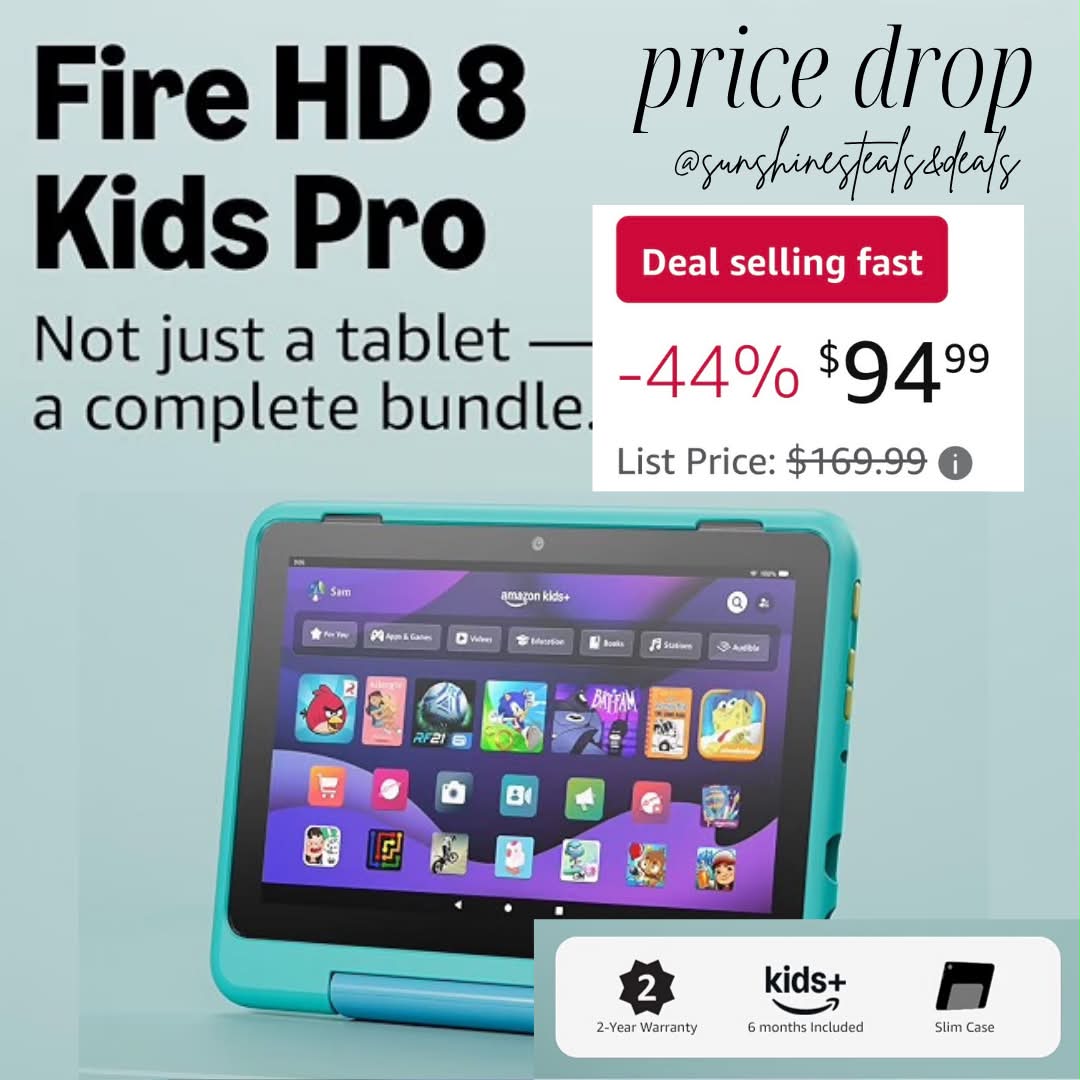 Amazon drops the Fire HD 8 Kids Pro to a record-low $89.99