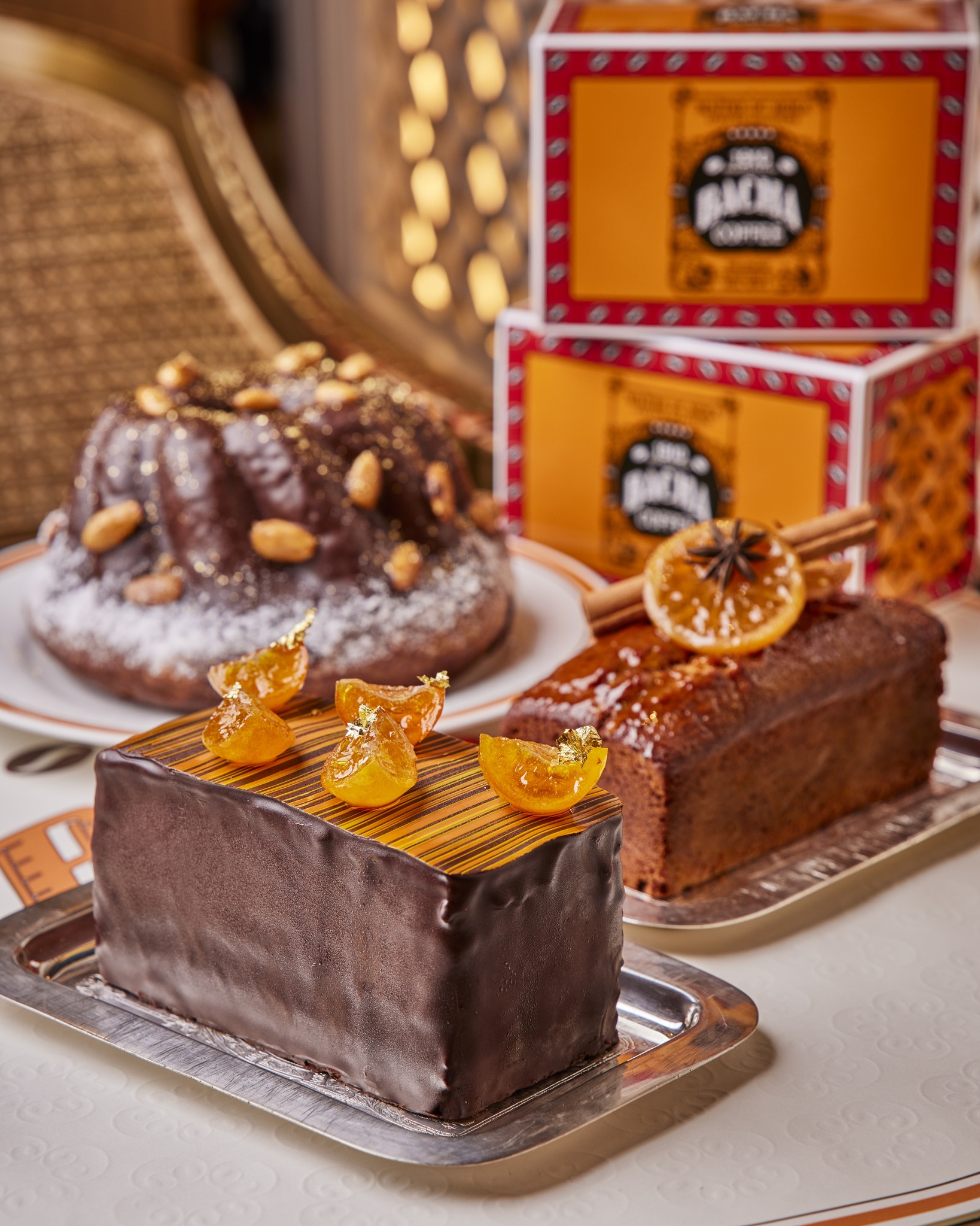 Bacha Coffee presents its selection of festive cakes, to be